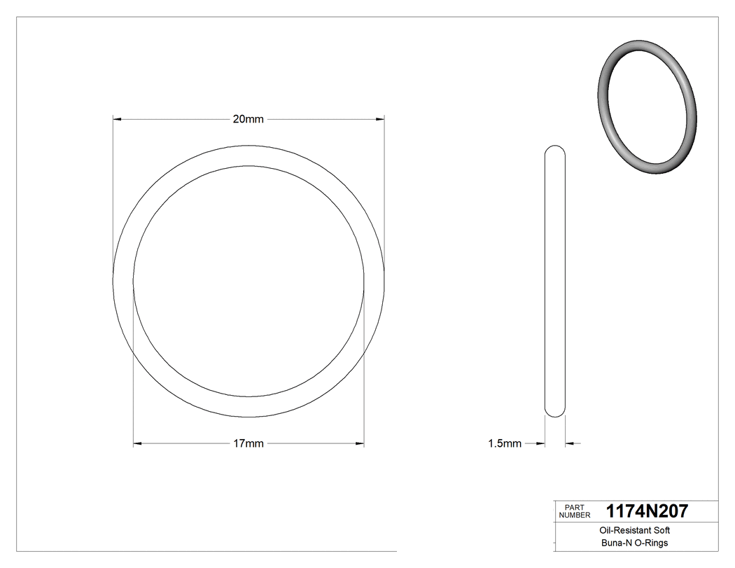 Technical drawing - 1174N207
